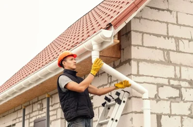Pose et remplacement de gouttières à Comblessac